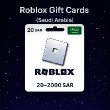 Roblox Gift Cards (Саудовская Аравия) 20–2000 SAR | Коды пополнения