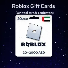 Roblox Gift Cards (ОАЭ) 20–2000 AED | Коды пополнения