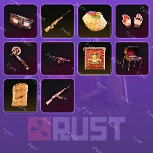 Rust Твич Дропс 10 Предметов 49 + 50 РАУНД ФУЛЛ Twitch Drops