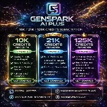 Genspark AI Plus – подписка на 10 000 / 21 000 / 125 000 кредитов | Аккаунт