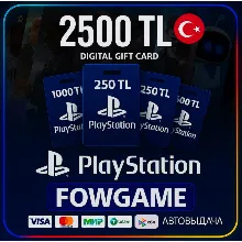 PSN карта пополнения | Турция | 2500 TRY | АВТО ВЫДАЧА
