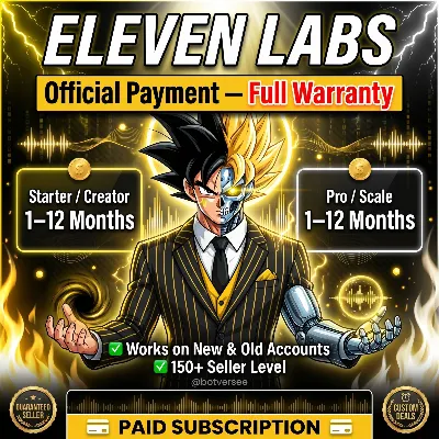{Продление платной подписки} ElevenLabs Creator/Pro/Scale/Business на вашем счете - irongamers.ru
