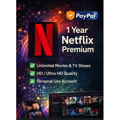 Netflix Premium 12 месяцев | Личный аккаунт | Полный доступ | Оплата PayPal - irongamers.ru