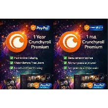 Crunchyroll Premium 12 месяцев | Личный аккаунт | Полный доступ | Оплата PayPal