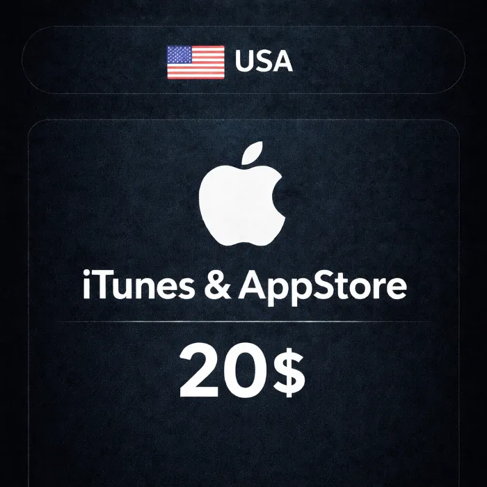 Подарочная карта Apple iTunes (USA) 20$