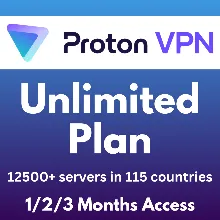 Безлимитный тарифный план Proton VPN – автоматическая доставка | 1/2/3 месяца