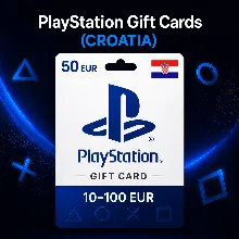 PlayStation Gift Cards Хорватия (HR) 10–100 EUR | Коды пополнения PSN
