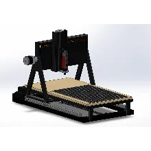 3D модель фрезерного станка с чпу , фрезерный станок с чпу №1