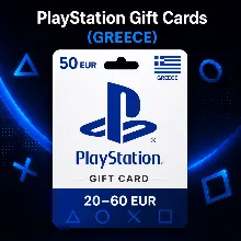 PlayStation Gift Cards Греция (GR) 20–60 EUR | Коды пополнения PSN