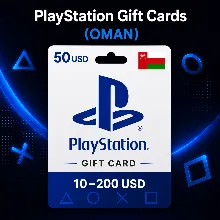 PlayStation Gift Cards Оман (OM) 10–200 USD | Коды пополнения PSN