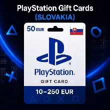 PlayStation Gift Cards Словакия (SK) 10–250 EUR | Коды пополнения PSN