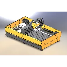 3D модель 7 штук фрезерного станка с чпу 1325 - фрезерный станок с чпу 1325