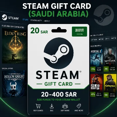 Steam Gift Card (Саудовская Аравия) 20–400 SAR | Код пополнения Steam - irongamers.ru