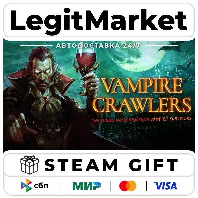 Vampire Crawlers: The Turbo Wildcard from Vampire Survivors / Steam АВТО / РУ + МИР - irongamers.ru