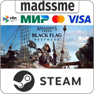 Assassin's Creed Black Flag Resynced * RU/KZ/СНГ/TR/AR * STEAM АВТОДОСТАВКА - irongamers.ru