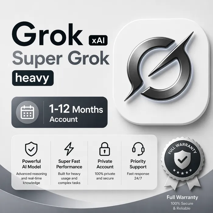 Super Grok xAI — 1 месяц · Подписка на аккаунт · Полная гарантия