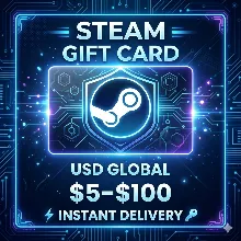 Подарочная карта Steam в долларах США (для всех стран) – от 5 до 100 долларов – мгнов