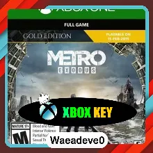 Metro Exodus (Gold Edition) XBOX LIVE Key TURKEY