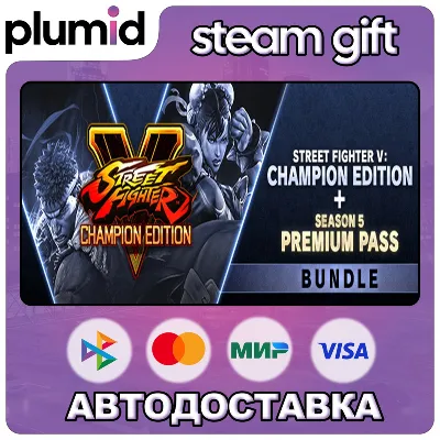 Street Fighter V: Champion Edition + Season 5 Premium Pass Bundle Steam Gift / Россия - irongamers.ru
