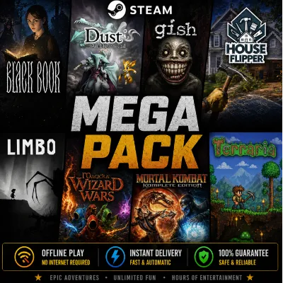 Black Book, Mortal Kombat Komplete,Terraria,Magicka / Steam / Оффлайн / Без Очереди - irongamers.ru