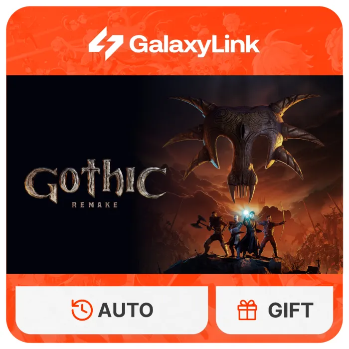 Gothic 1 Remake · АВТО · ВЫБОР РЕГИОНА · STEAM ПОДАРОК