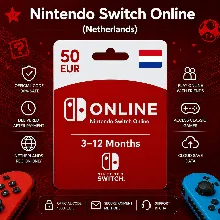 Nintendo Switch Online (Нидерланды) 3–12 месяцев | Подписка Nintendo
