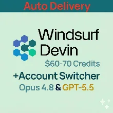 Devin Windsurf Account | $60-70 Кредитов | Opus 4.8 & GPT-5.5 (Автовыдача)