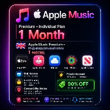 Индивидуальная подписка Apple Music на 1 месяц – приватный аккаунт (глобальный)