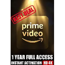 Amazon Prime Video Subscription 12 Month - Private Account (Global)