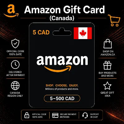 Amazon Gift Card (Канада) 5–500 CAD | Код пополнения Amazon - irongamers.ru