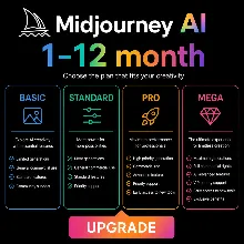 Midjourney 1–12 месяцев | Официальное продление | Любой аккаунт | Полная гарантия