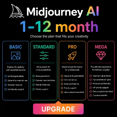 Midjourney 1–12 месяцев | Официальное продление | Любой аккаунт | Полная гарантия - irongamers.ru