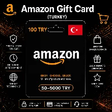Amazon Gift Card (Турция) 50–5000 TRY | Код пополнения Amazon