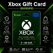 Xbox Gift Card (Europe) 5–100 EUR | Xbox Top-Up Code