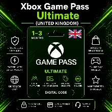 Xbox Game Pass Ultimate (Великобритания) 1–3 месяца | Код активации Xbox