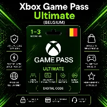 Xbox Game Pass Ultimate (Бельгия) 1–3 месяца | Код активации Xbox