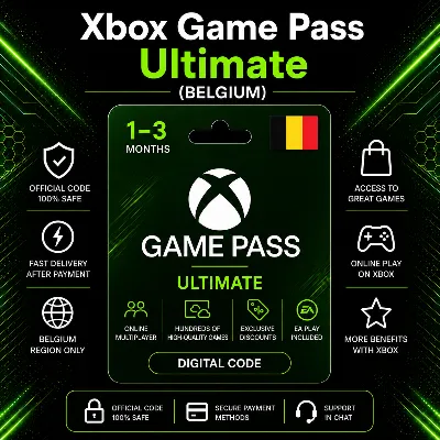 Xbox Game Pass Ultimate (Бельгия) 1–3 месяца | Код активации Xbox - irongamers.ru