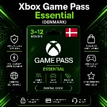 Xbox Game Pass Essential (Дания) 3–12 месяцев | Код активации Xbox