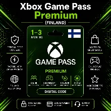 Xbox Game Pass Premium (Финляндия) 1–3 месяца | Код активации Xbox