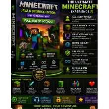Minecraft: Java and Bedrock Edition for PC Windows 10/11 Account|Full Access