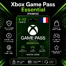 Xbox Game Pass Essential (Франция) 1–12 месяцев | Код активации Xbox