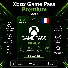 Xbox Game Pass Premium (Франция) 1–3 месяца | Код активации Xbox