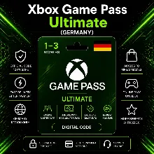 Xbox Game Pass Ultimate (Германия) 1–3 месяца | Код активации Xbox
