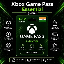 Xbox Game Pass Essential (Индия) 1–12 месяцев | Код активации Xbox
