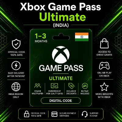 Xbox Game Pass Ultimate (Индия) 1–3 месяца | Код активации Xbox - irongamers.ru