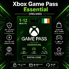 Xbox Game Pass Essential (Ирландия) 1–12 месяцев | Код активации Xbox