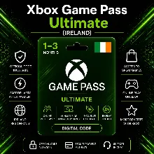 Xbox Game Pass Ultimate (Ирландия) 1–3 месяца | Код активации Xbox