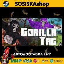 Gorilla Tag + ВЫБОР РЕГИОНА STEAM