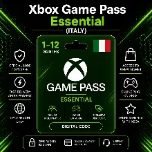 Xbox Game Pass Essential (Италия) 1–12 месяцев | Код активации Xbox
