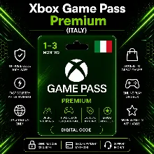 Xbox Game Pass Premium (Италия) 1–3 месяца | Код активации Xbox